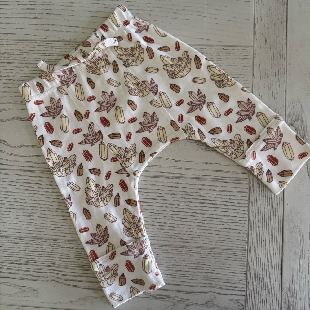NWOT Kate Quinn Cotton Rose Crystal Panda Pant